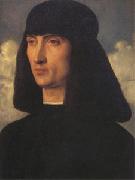 Giovanni Bellini Portrait of a Man (mk05) oil on canvas